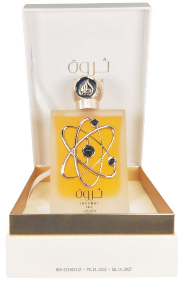 Lattafa Eau de Parfum Pride Tharwah Gold EDP Damen & Herren Unisex Spray, LATTAFA, Damenparfüm, Glasflakon, Herrenparfüm, Unisexduft von Lattafa