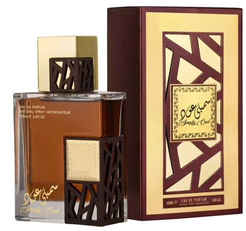 Lattafa Eau de Parfum Simply Oud Unisex Damen & Herren EDP Spray, LATTAFA, Damenparfüm, Glasflakon, Herrenparfüm, Unisexduft von Lattafa