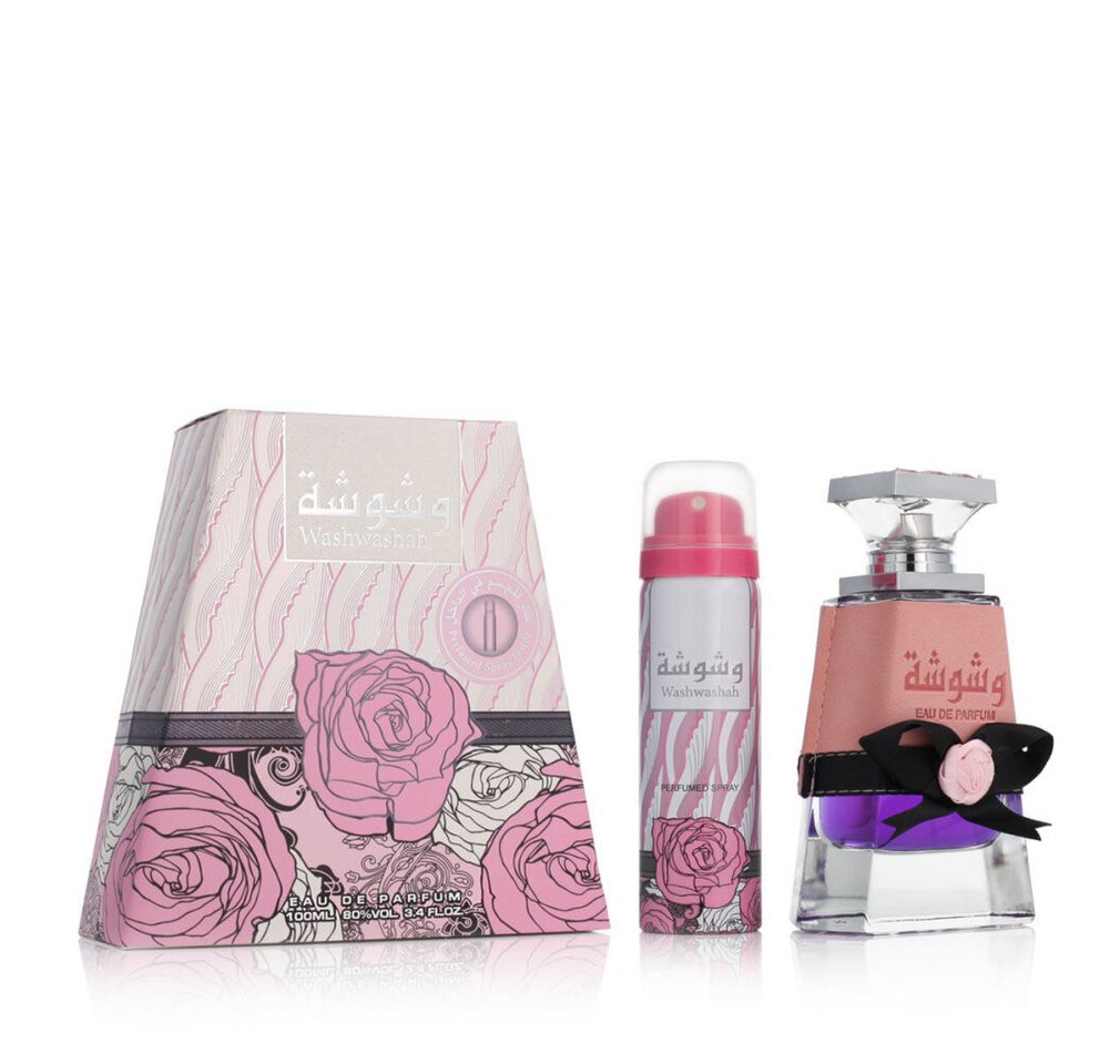 Lattafa Eau de Parfum Washwashah EdP Plus 1 7 Oz Deodorant 100ml für Frauen Lattafa Eau de Parfum Washwashah EdP Plus 1 7 Oz Deodorant 100ml für Frauen von Lattafa