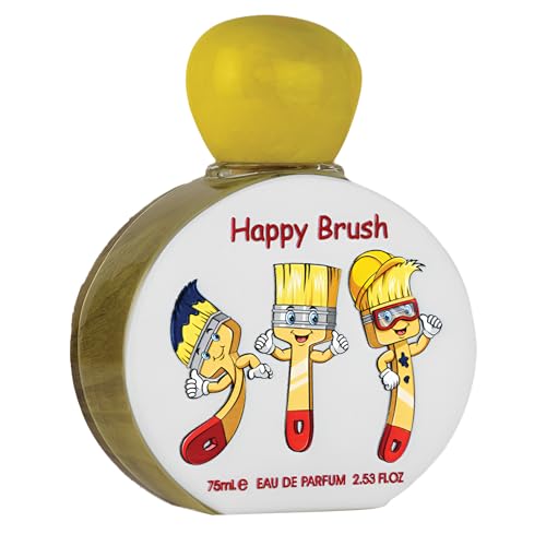 Lattafa Happy Brush Eau de Parfum, 75 ml, Kinderduft mit dekorativer Flasche von Lattafa