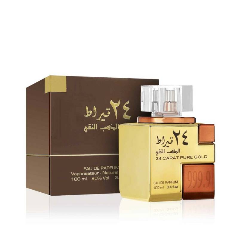 Lattafa Körperpflegeduft 24 Carat Pure Gold Eau De Parfum 100ml Unisex von Lattafa