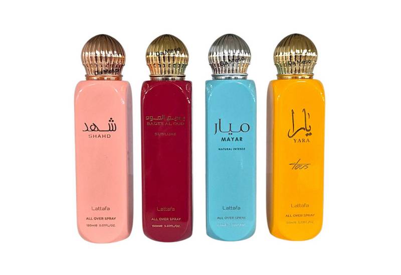 Lattafa Körperspray Lattafa All Over Spray 150ml verschiedene Sorten von Lattafa