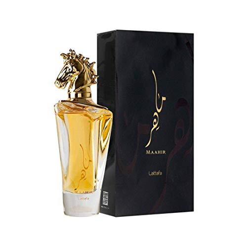 Lattafa Maahir Eau de Parfum, Spray, 100 ml, mit Geschenkbeutel von Lattafa