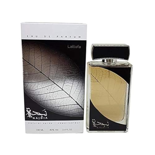 Najdia Silver by Lattafa Perfumes 100 ml EDP Arabian Fresh Citrus Moschus Parfüm Spray von Lattafa