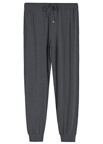 Latuza Herren Viskose Jogger Pyjamahose Loungehose, Dunkel_Grau, XX-Large von Latuza