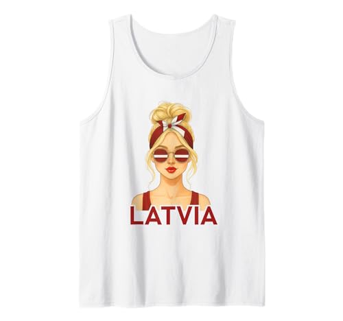 Blond Latvian Girl Latvia Flag Latvian Girlfriend Wife Tank Top Blond Latvian Girl Latvia Flag Latvian Girlfriend Wife Tank Top von Latvian Girl Designs Blond And Brunette