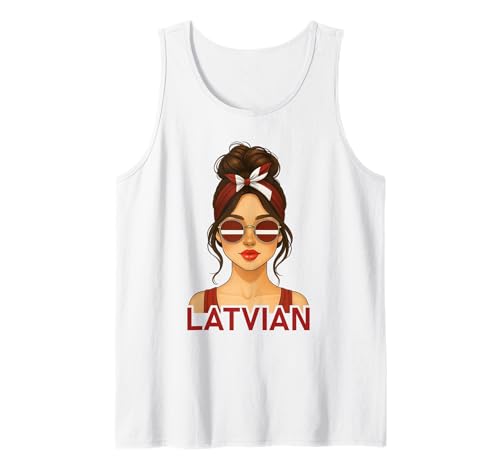 Brunette Latvian Girl Latvia Flag Latvian Girlfriend Wife Tank Top Brunette Latvian Girl Latvia Flag Latvian Girlfriend Wife Tank Top von Latvian Girl Designs Blond And Brunette