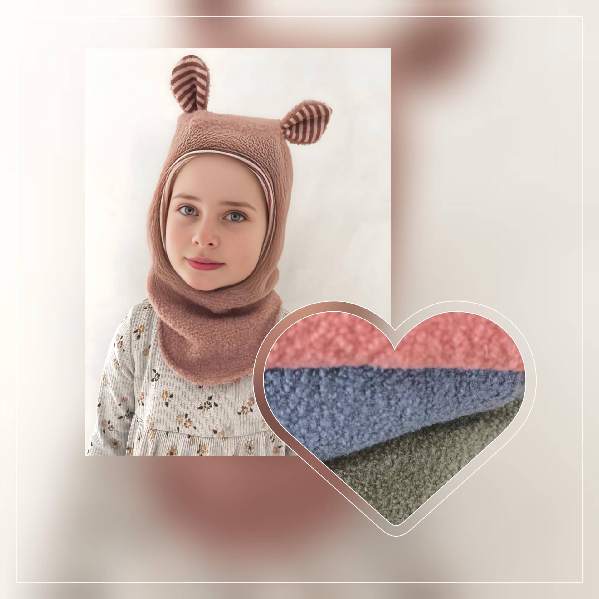 Wolle Seide Mütze Schalmütze Schlupfmütze Mit Ohren Teddy Kopfumfang 41 42 43 44 45 46 47 48 49 50 51 52 53 54 Wolle Seide Mütze Schalmütze Schlupfmütze Mit Ohren Teddy Kopfumfang 41 42 43 44 45 46 47 48 49 50 51 52 53 54 von Latzhosenliebe