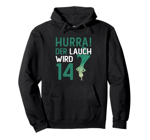 Herren 14. Geburtstag Hurra der Lauch wird 14 Ehrenlauch Pullover Hoodie Herren 14. Geburtstag Hurra der Lauch wird 14 Ehrenlauch Pullover Hoodie von Lauchstange 14. Geburtstag Geburtstagsspruch
