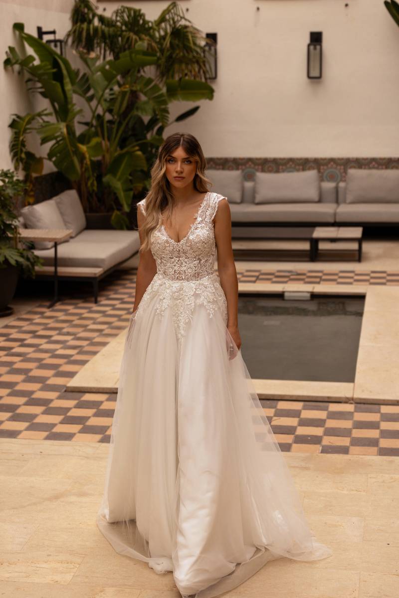 Laue Collection Brautkleid Alma - ivory - 44 von Laue Collection