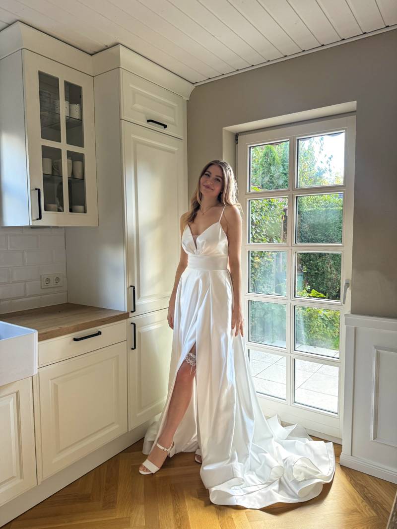 Laue Collection Brautkleid Miriam - ivory - 40 von Laue Collection