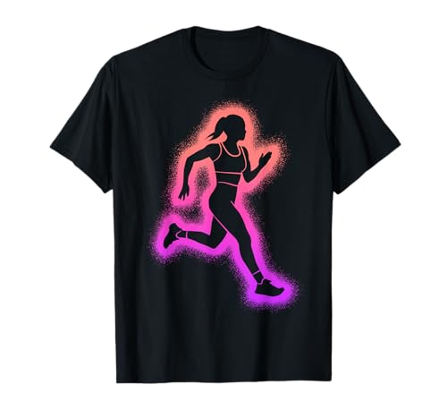 Laufen Joggen Kinder Damen Mädchen Läuferin T-Shirt Laufen Joggen Kinder Damen Mädchen Läuferin T-Shirt von Laufen Joggen Läufer Laufsport Designs