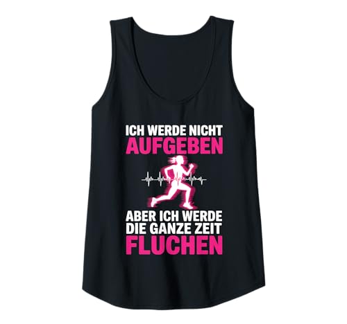 Damen Ich Werde Nicht Aufgeben Laufen Sport Joggen Lustig Tank Top von Laufen Joggen Sport