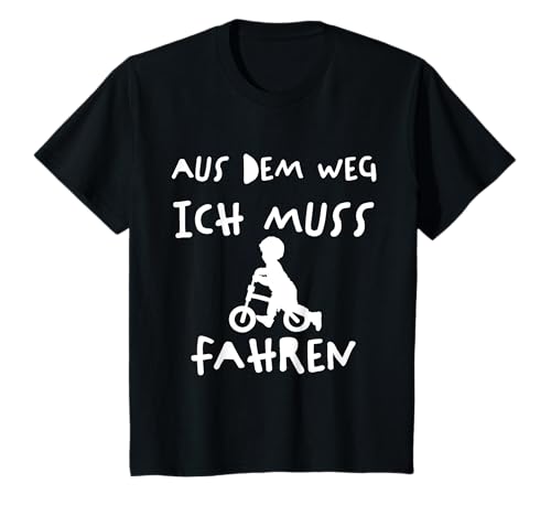 Aus dem Weg ich muss Laufrad Fahren Spielen Jungs T-Shirt Aus dem Weg ich muss Laufrad Fahren Spielen Jungs T-Shirt von Laufrad Kinder Geschenkideen Jungs & Mädchen
