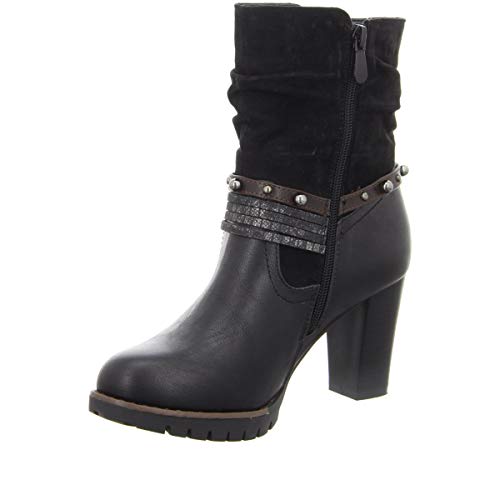 Laufsteg München Damenschuhe Stiefel Reißverschluss Stiefelette Schwarz Freizeit, Schuhgröße:41 EU von Laufsteg München