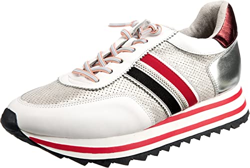 Laufsteg München Slipper Größe 38, Farbe: White Blue red von Laufsteg