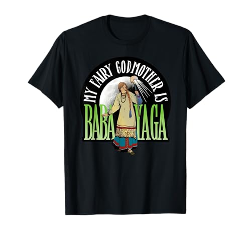 Laughing Coyote Damen T-Shirt Baba Yaga als Geschenk Schwarz S EU 42.0 Klassisch geschnitten, doppelt genähter Saum Laughing Coyote Damen T-Shirt Baba Yaga als Geschenk Schwarz S EU 42.0 Klassisch geschnitten, doppelt genähter Saum von Laughing Coyote