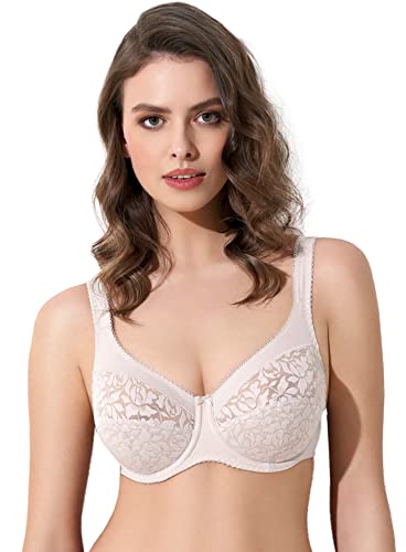 Lauma Lingerie gepolsterter Halbschalen-BH für Damen, Kollektion Soft Classic, Größe 75B von Lauma Lingerie