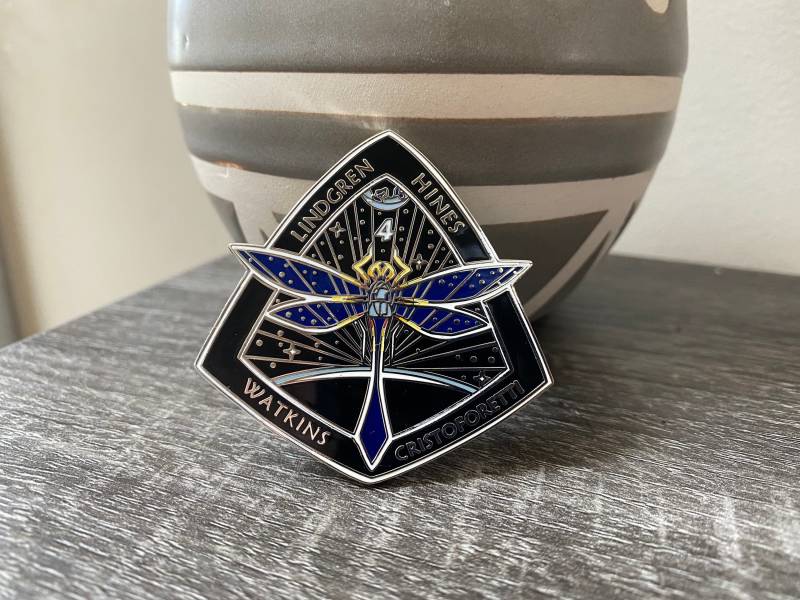 Nasa Crew-4 Uscv-4 Mission Patch Hard Enamel Pin von LaunchPins