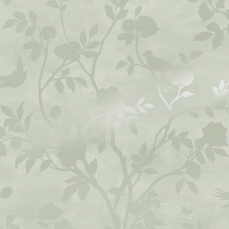 LAURA ASHLEY Vliestapete "Eglantine Silhouette" gemustert glatt FSC zertifiziert, mit lebhaftem Druck, 10 Meter Länge von Laura Ashley