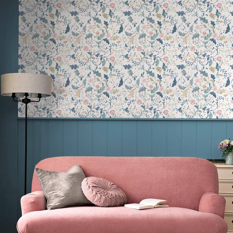 LAURA ASHLEY Vliestapete "LITTON" floral glatt Design Tapeten von Laura Ashley
