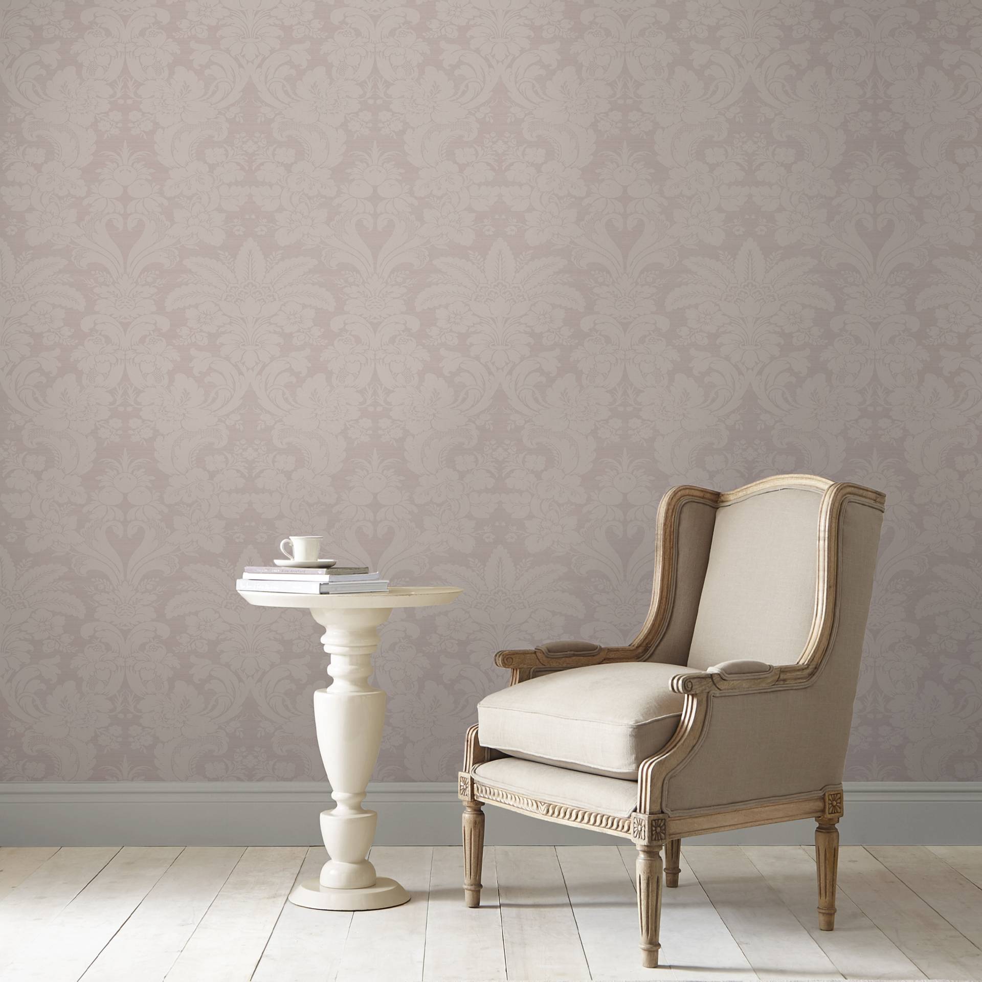 LAURA ASHLEY Vliestapete "Laura Ashley Martigues Sugared Violet Vliestapete", Barock von Laura Ashley