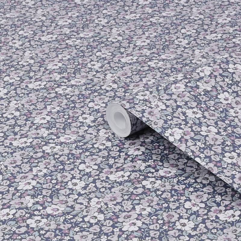 LAURA ASHLEY Vliestapete "Libby Purple" floral texturiert 10mx52cm LAURA ASHLEY Vliestapete "Libby Purple" floral texturiert 10mx52cm von Laura Ashley