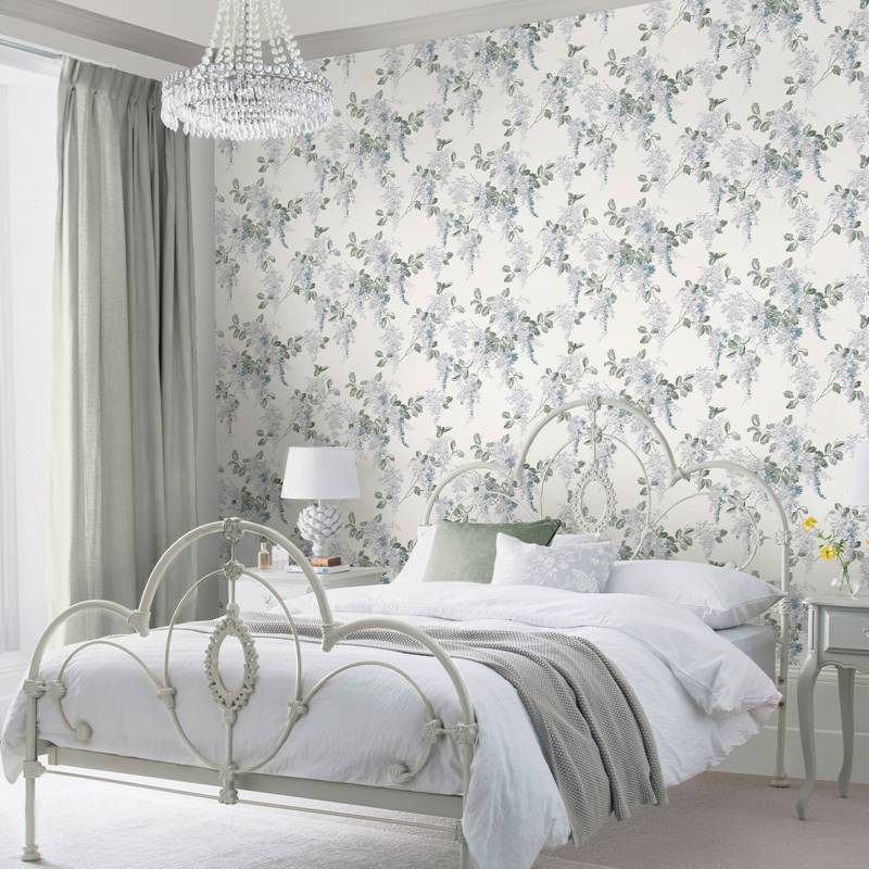 LAURA ASHLEY Vliestapete "MIRABELLE" floral glatt Design Tapeten von Laura Ashley