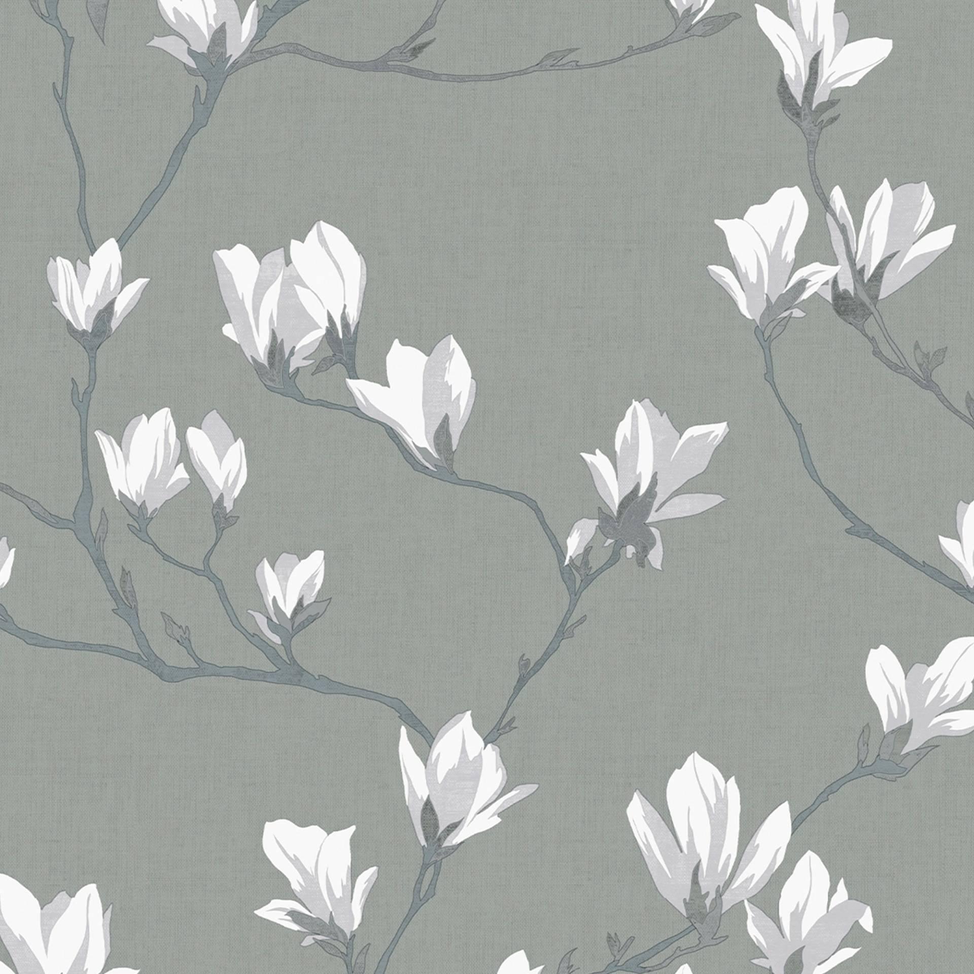 LAURA ASHLEY Vliestapete "Magnolia Grove" floral  gemustert FSC zertifiziert, mit lebhaftem Druck, 10 Meter Länge von Laura Ashley