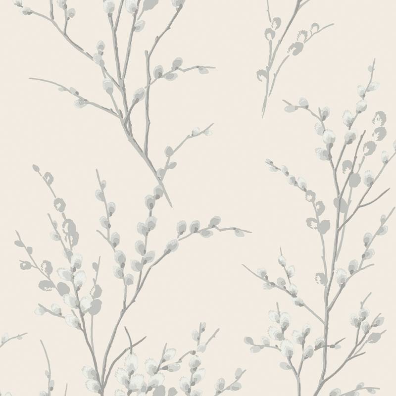 LAURA ASHLEY Vliestapete "Pussy Willow" gemustert FSC zertifiziert, mit lebhaftem Druck, 10 Meter Länge von Laura Ashley