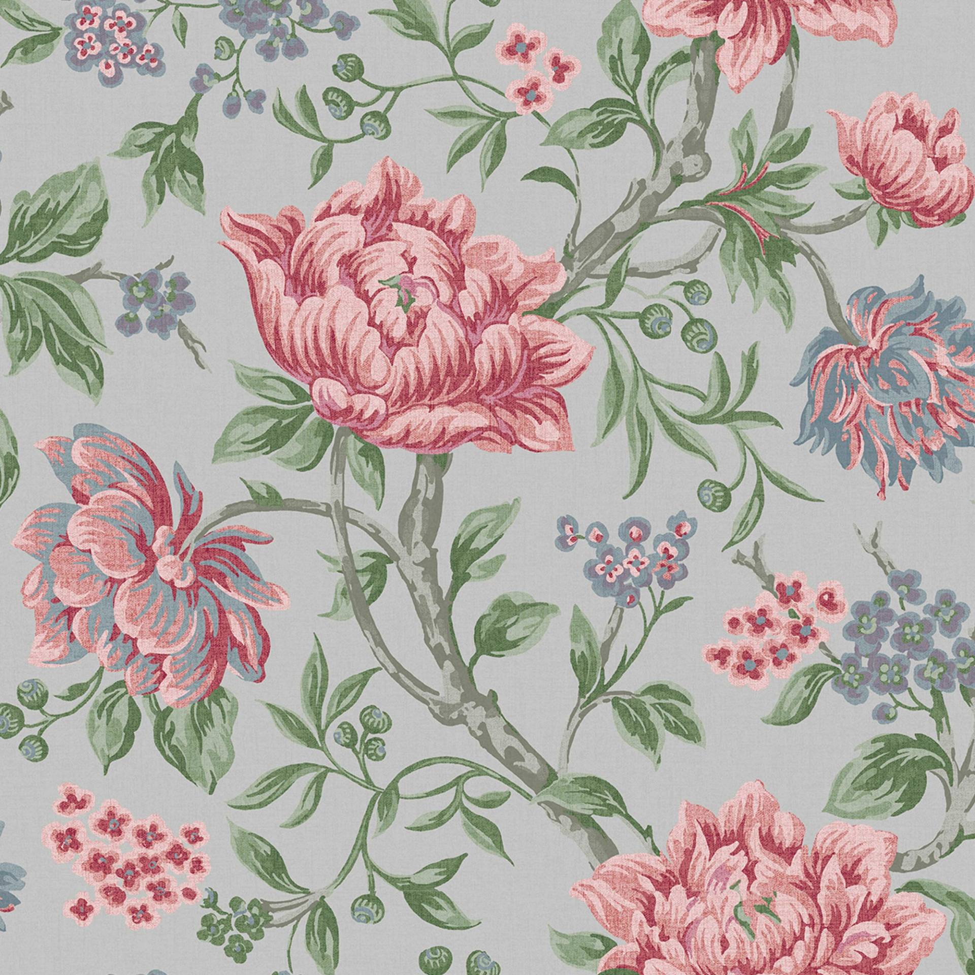 LAURA ASHLEY Vliestapete "Tapestry Floral" botanisch glatt FSC zertifiziert, mit lebhaftem Druck, 10 Meter Länge von Laura Ashley