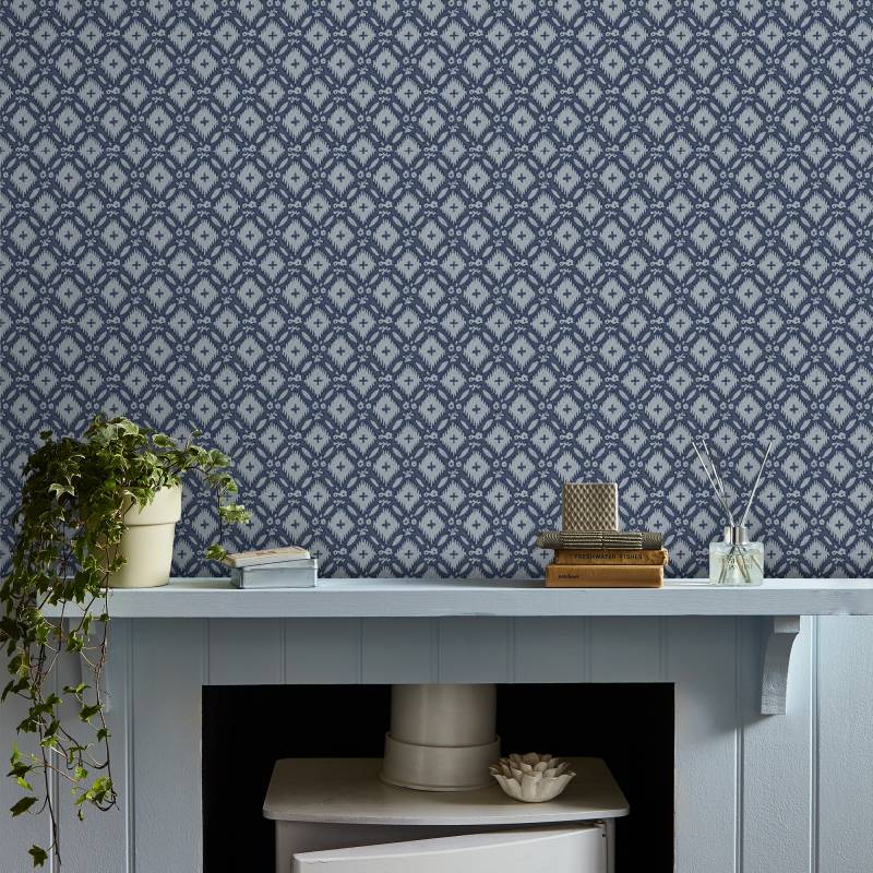 LAURA ASHLEY Vliestapete "Whitebrook" geometrisch glatt 10mx52cm (ca. 5m2) von Laura Ashley