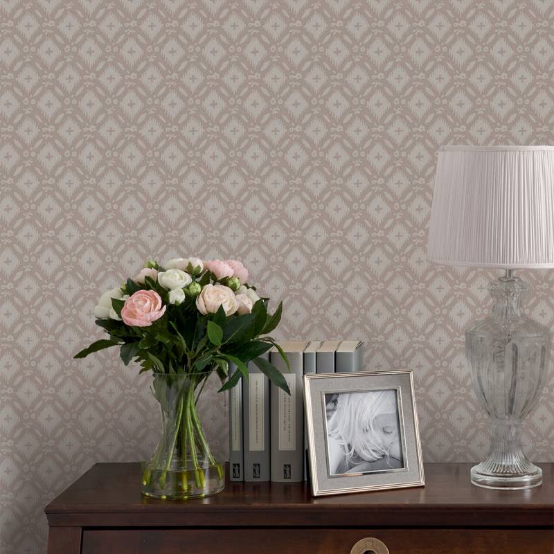 LAURA ASHLEY Vliestapete "Whitebrook" geometrisch glatt 10mx52cm (ca. 5m2) von Laura Ashley