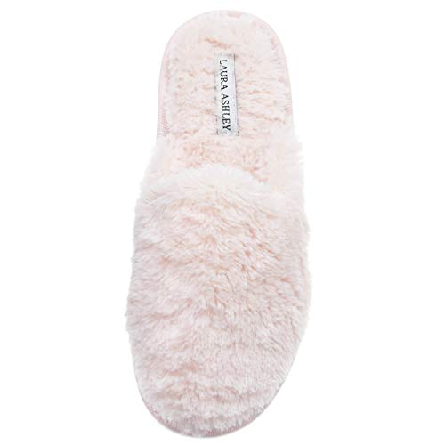 Laura Ashley Ladies All Over Plush W/Memory Foam Slippers Laura Ashley Ladies All Over Plush W/Memory Foam Slippers von Laura Ashley