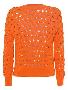 Rundhals-Pullover Laura Biagiotti Roma orange von Laura Biagiotti Roma