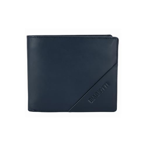 BIAGIOTTI Uomo, Herren Geldbörse aus Echtem Leder, mit Münzfach und Geschenkbox von Laura Biagiotti