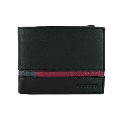 BIAGIOTTI Uomo, Herren Geldbörse aus Echtem Leder, mit Münzfach und Geschenkbox von Laura Biagiotti