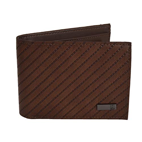 BIAGIOTTI Uomo, Herrenbrieftasche Außen Ökoleder Innen echtes Leder, Geldbörse, Geschenkbox von Laura Biagiotti