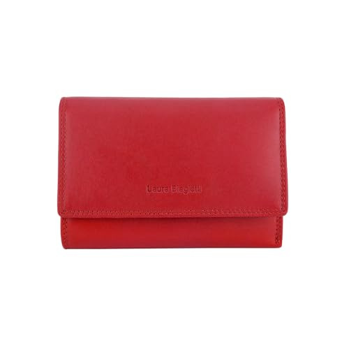 Laura Biagiotti Damen-Geldbörse aus echtem Leder, geräumig mit Geschenkbox von Laura Biagiotti