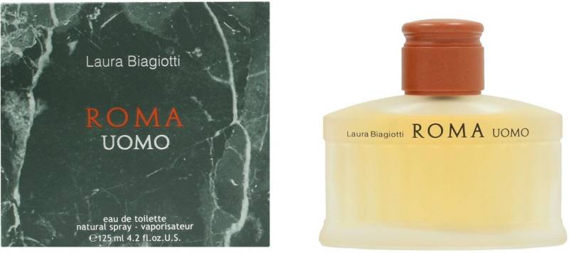 Laura Biagiotti Eau de Toilette Roma Uomo, mit einer holzig-orientalischen Duftnote von Laura Biagiotti
