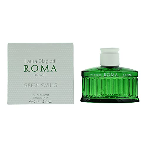 Laura Biagiotti Roma Uomo Green Swing Eau de Toilette, 40 ml von Laura Biagiotti