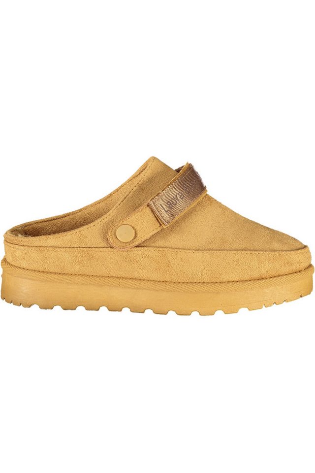 Laura Biagiotti Schlappen Braune Damen-Winterclogs mit Fell und verstellbarem Laura Biagiotti Schlappen Braune Damen-Winterclogs mit Fell und verstellbarem von Laura Biagiotti