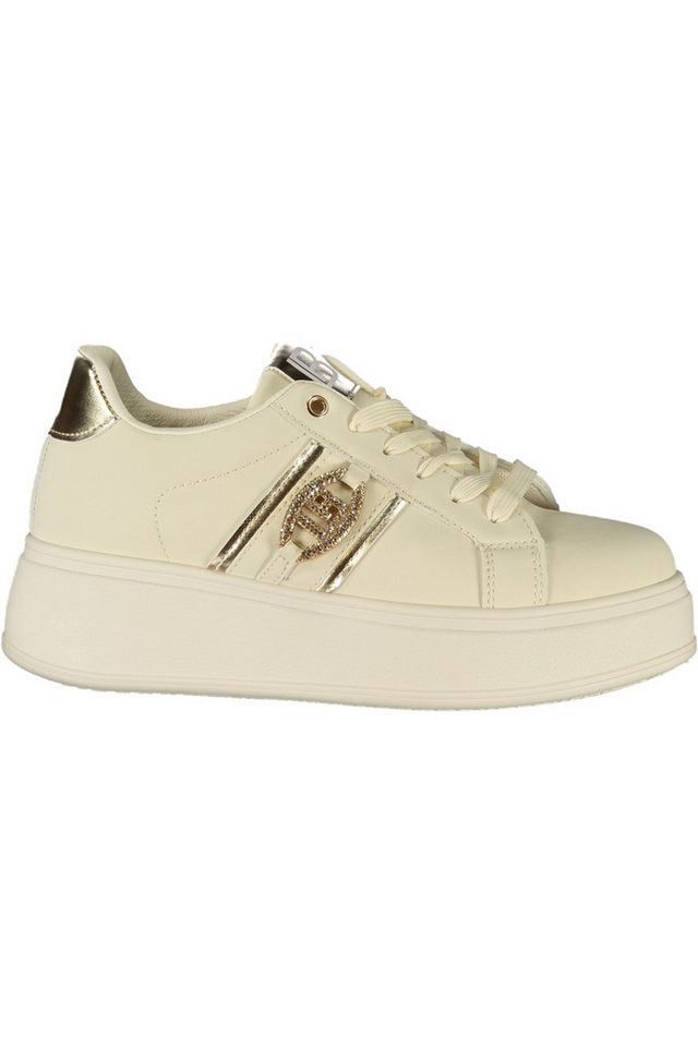 Laura Biagiotti Sneaker Beige Damen-Sneaker mit Gold-Details und 5 cm Laura Biagiotti Sneaker Beige Damen-Sneaker mit Gold-Details und 5 cm von Laura Biagiotti
