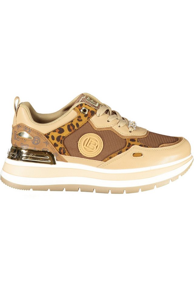 Laura Biagiotti Sneaker Braune Damen-Sneaker mit Kontrastdetails und 5 cm Laura Biagiotti Sneaker Braune Damen-Sneaker mit Kontrastdetails und 5 cm von Laura Biagiotti