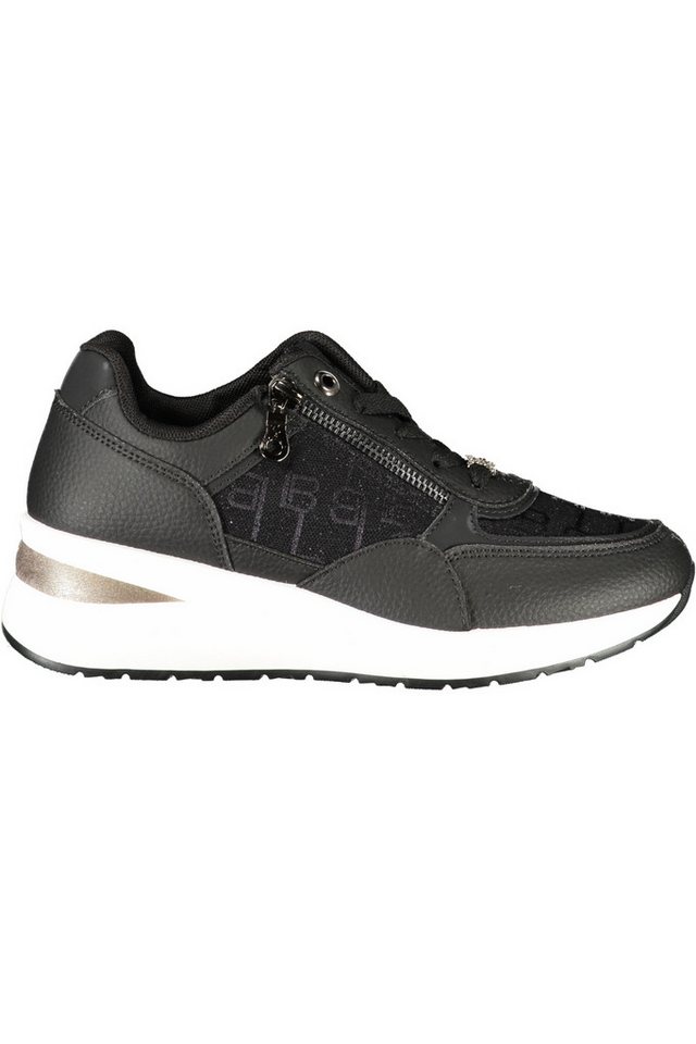 Laura Biagiotti Sneaker Damen Schnürschuh Schwarz mit Reißverschluss & Laura Biagiotti Sneaker Damen Schnürschuh Schwarz mit Reißverschluss & von Laura Biagiotti