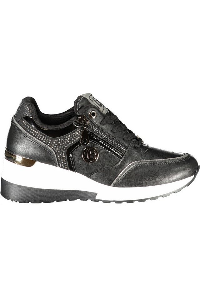 Laura Biagiotti Sneaker Damen-Sneaker Schwarz mit Reißverschluss & Laura Biagiotti Sneaker Damen-Sneaker Schwarz mit Reißverschluss & von Laura Biagiotti
