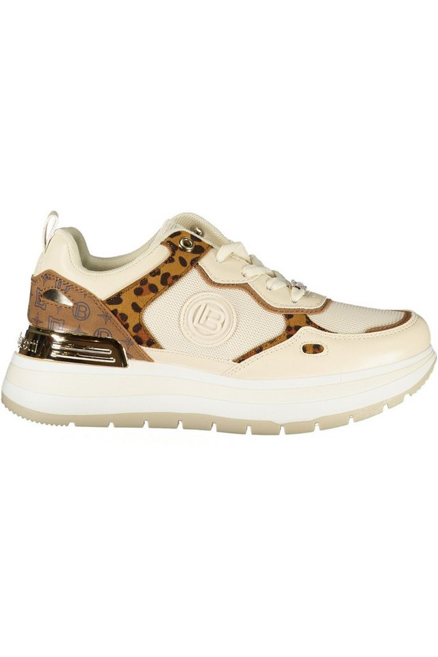 Laura Biagiotti Sneaker Damen-Sportschuh Beige mit Plateau, Kontrasten & Laura Biagiotti Sneaker Damen-Sportschuh Beige mit Plateau, Kontrasten & von Laura Biagiotti