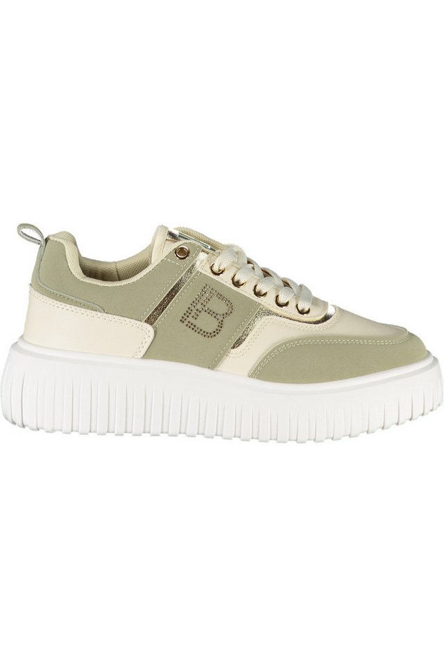Laura Biagiotti Sneaker Damen Sportschuh Grün mit Strassdetails & Laura Biagiotti Sneaker Damen Sportschuh Grün mit Strassdetails & von Laura Biagiotti