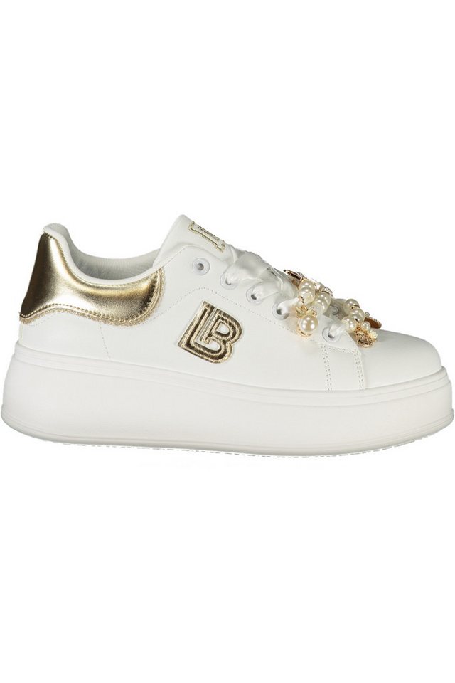 Laura Biagiotti Sneaker Elegante Damen-Sneaker in Weiß mit Kontrastdetails von Laura Biagiotti