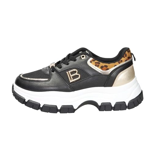 Laura Biagiotti Sneaker High Moda 9218 Sportschuhe Schwarz Winter, Schwarz , 38 EU von Laura Biagiotti